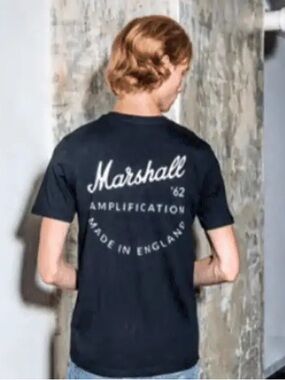 Marshall Vintage T-Shirt Black Men